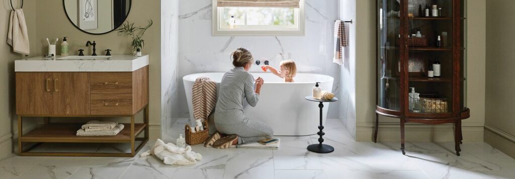 Bathroom tile flooring | Direct Carpet Unlimited